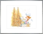 Preview: 40x50 cm art print mounted and framed in a silver frame