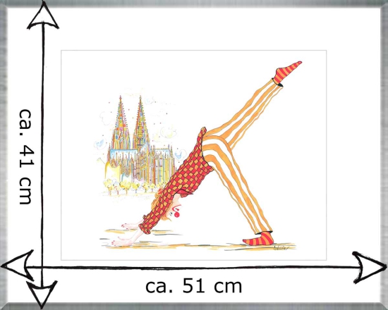 Dom-Yoga - 1 - dreibeiniger Hund