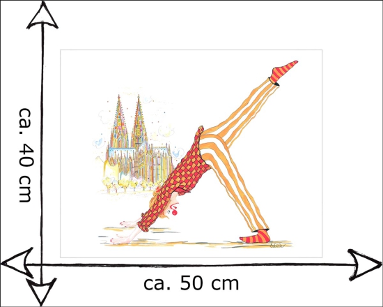 Dom-Yoga - 1 - dreibeiniger Hund