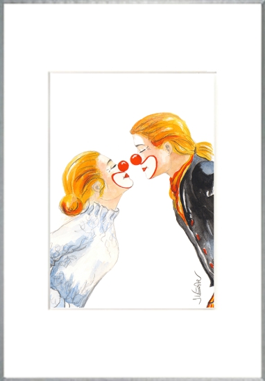 kiss kiss framed