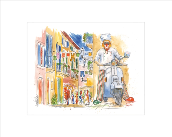 40x50 cm art print mounted