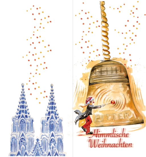 Greeting card Decker Pitter "Himmlische Weihnachten"
