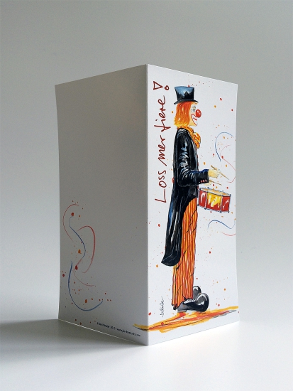 Greeting card/Invitation card  "Loss mer fiere"