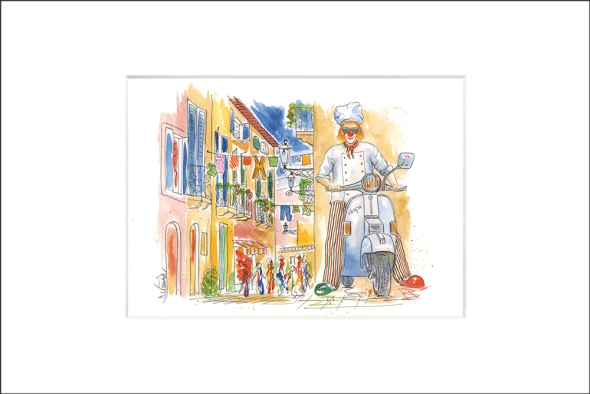 20x30 cm art print mounted