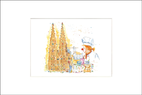20x30 cm art print mounted