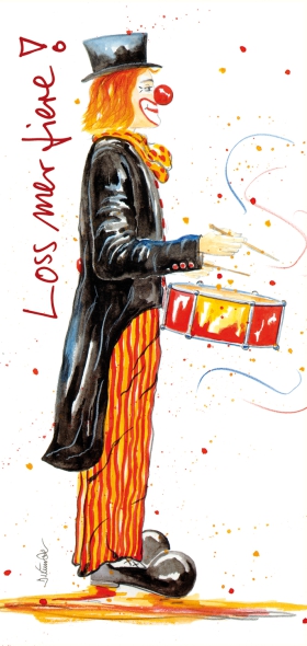 Greeting card/Invitation card  "Loss mer fiere"