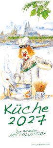 Art Calendar „Kitchenclowns -  Monthly Schedule 2027"